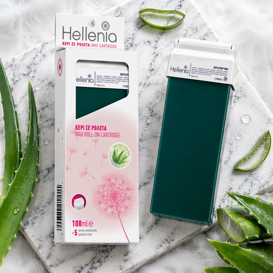 Wax Roll-On Cartridge + Strips Kit